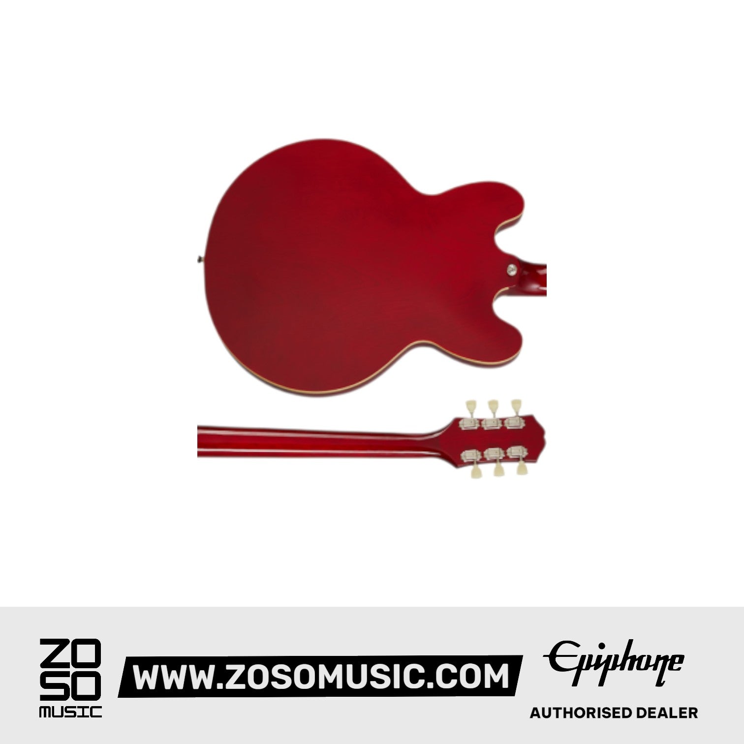 Epiphone EIES335CHNH1 ES-335 Semi Hollowbody Electric Guitar - Cherry |  EPIPHONE |  ELECTRIC GUITAR |  Zoso Music