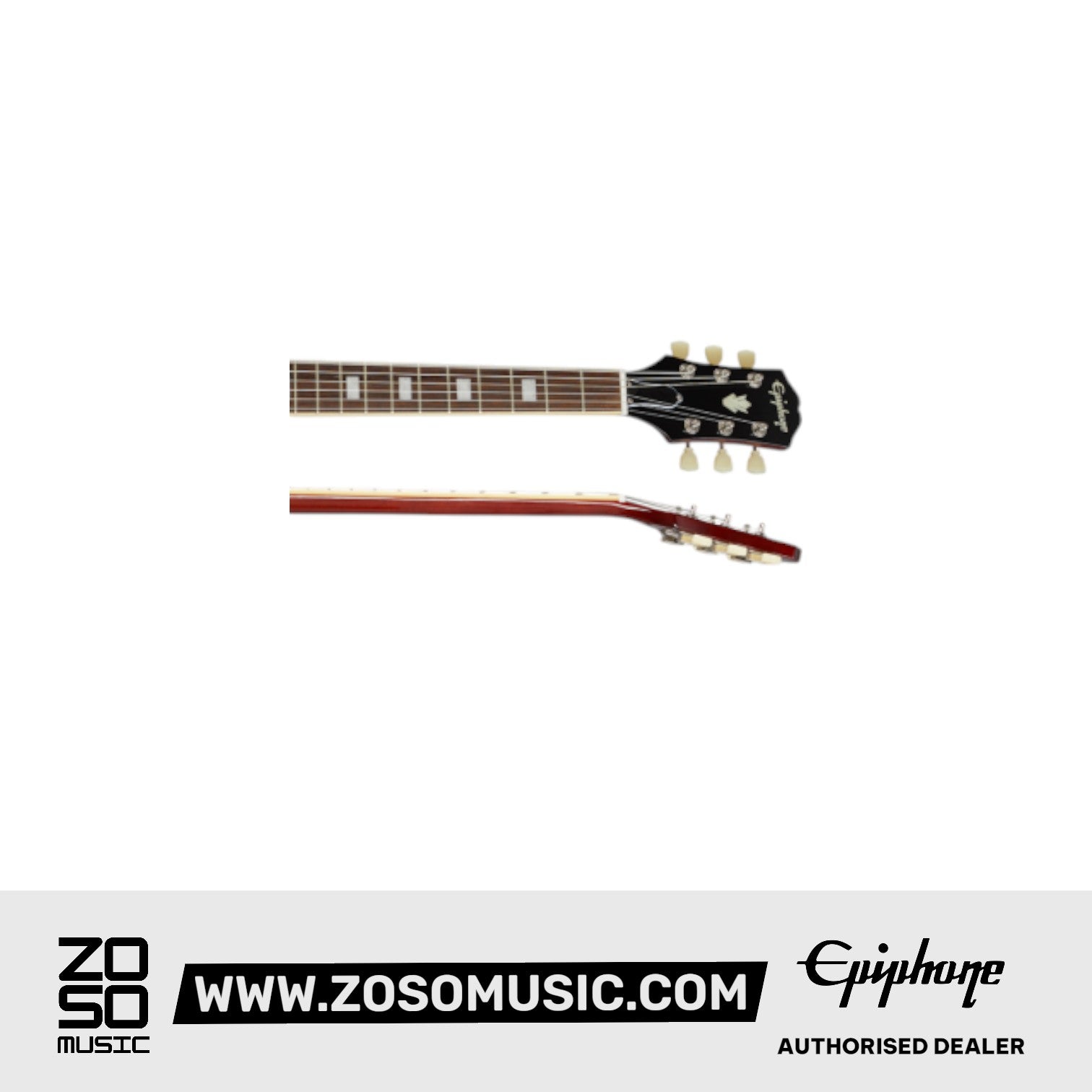 Epiphone EIES335FRTBNH1 ES-335 Figured Semi Hollowbody Electric Guitar - Raspberry Tea Burst |  EPIPHONE |  ELECTRIC GUITAR |  Zoso Music