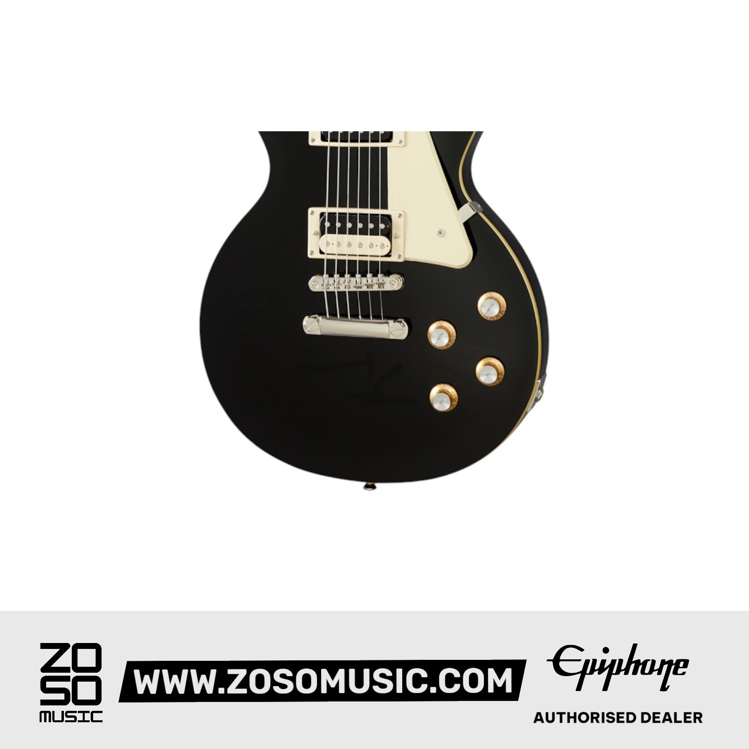 Epiphone EILOEBNH1 Les Paul Classic Electric Guitar - Ebony ( FREE Gator GBE-ELECT Gig Bag + Orange Crush 20 Amplfier ) |  EPIPHONE |  ELECTRIC GUITAR |  Zoso Music