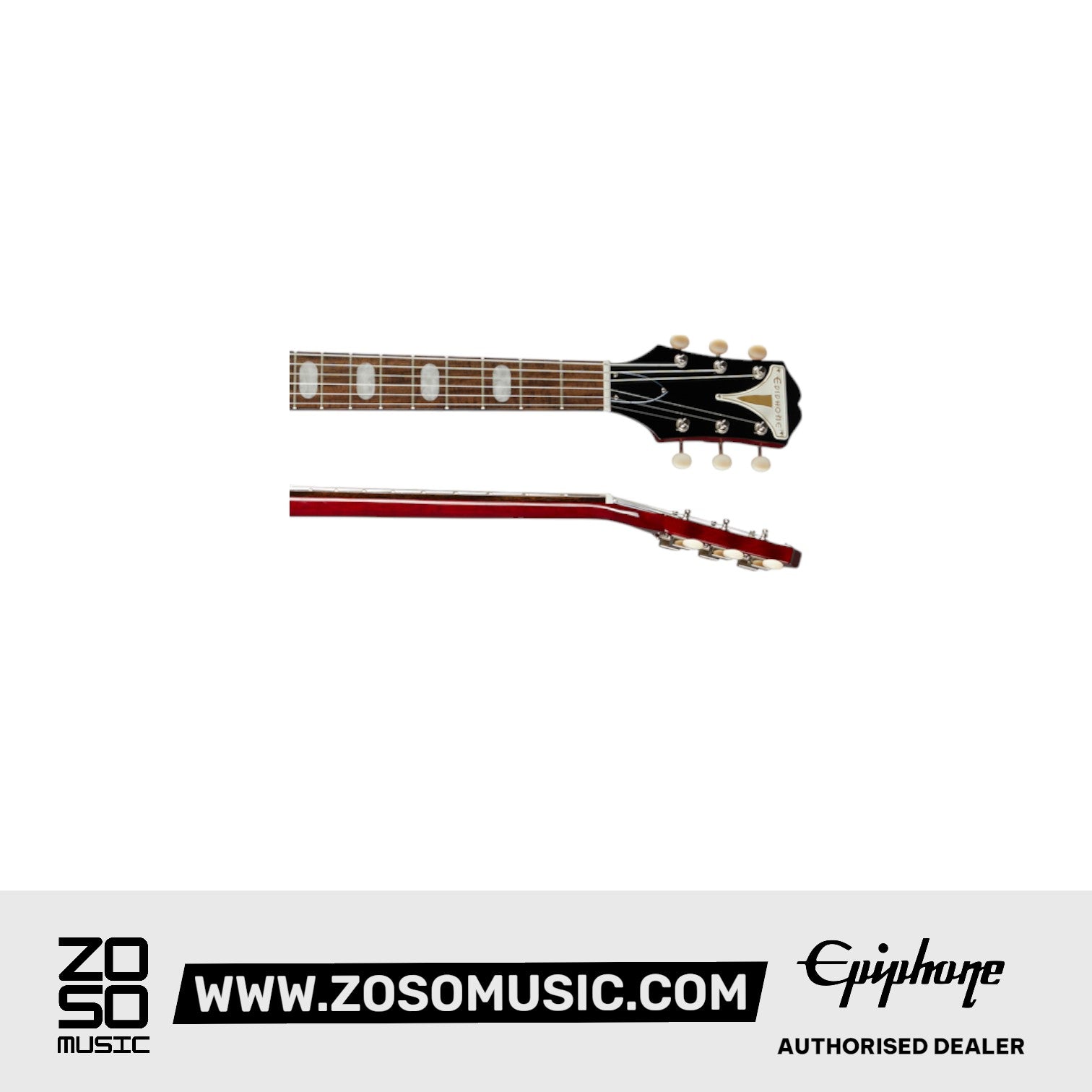Epiphone EOCCCHNH1 Crestwood Custom Solidbody Electric Guitar (Tremotone) Cherry |  EPIPHONE |  ELECTRIC GUITAR |  Zoso Music