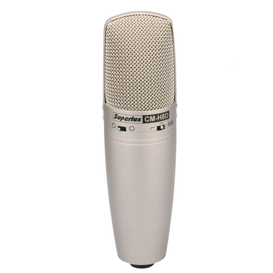 Superlux CMH8G Vacuum tube large diaphragm
Mic with 9 directivity variation