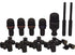 Superlux DRKK5C2 7 Pcs Drum Kit Microphone Set |  SUPERLUX |  MICROPHONE-DRUM MIC |  Zoso Music