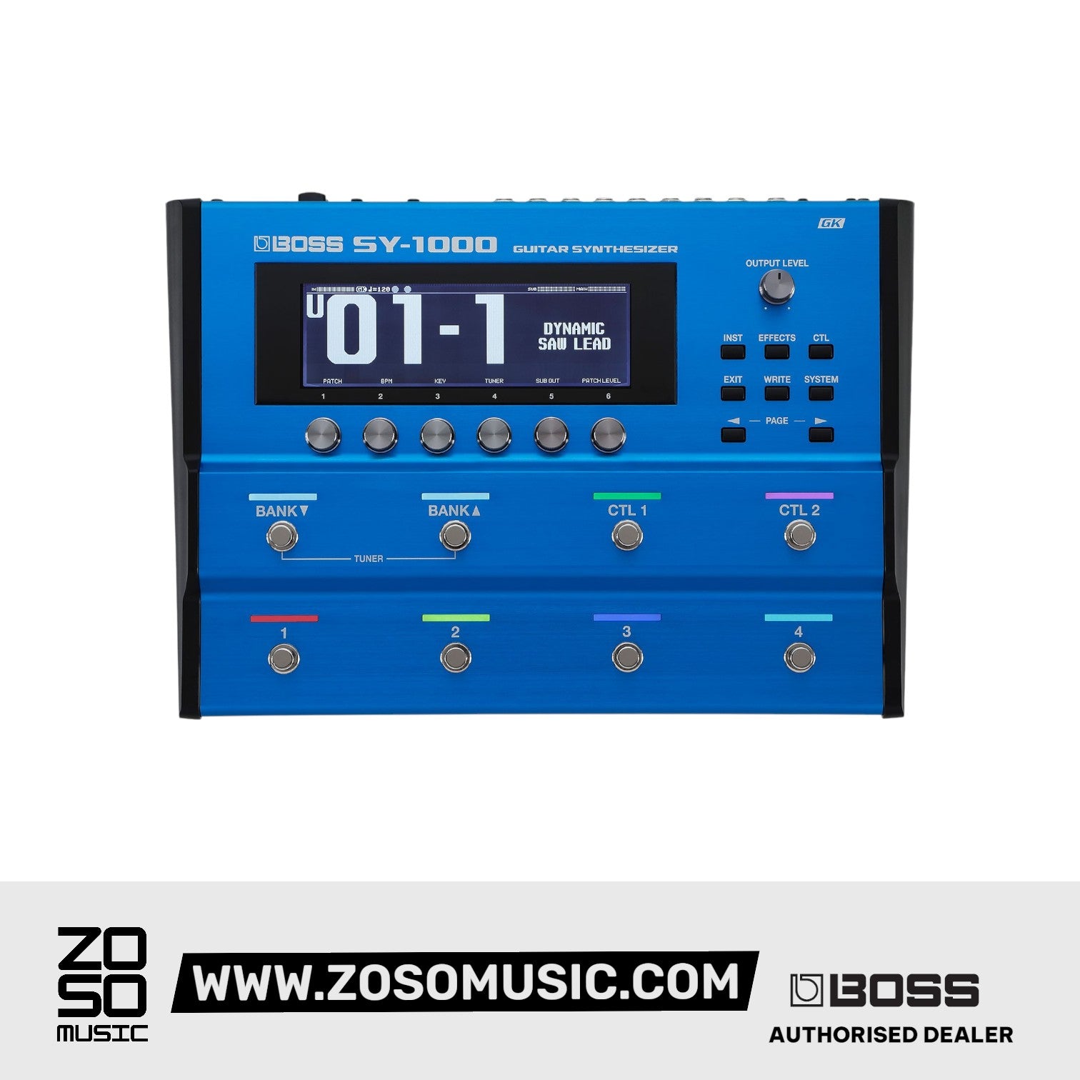 Boss SY-1000 Guitar Synthesizer Pedal | Zoso Music Sdn Bhd