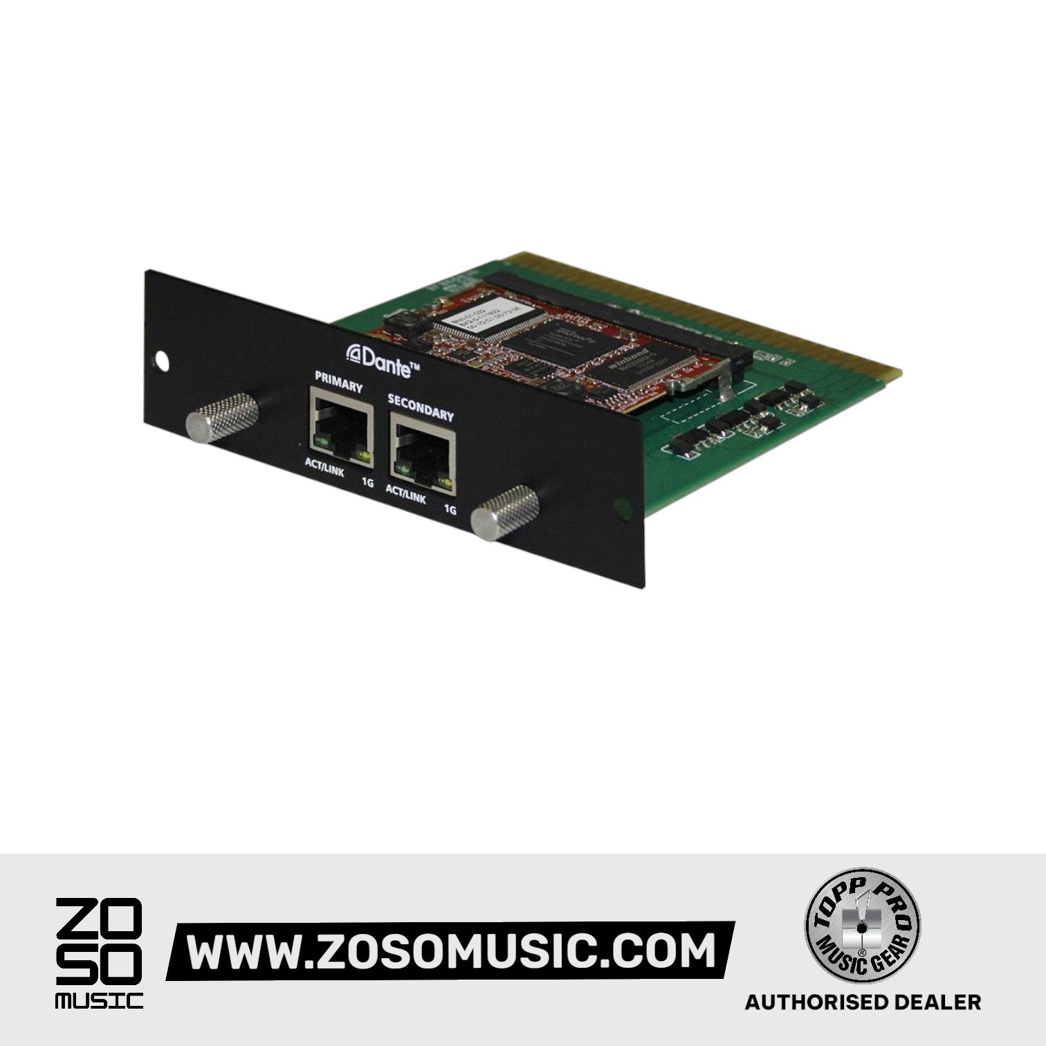 Topp Pro  Dante Expansion Card For T2208 |  TOPP PRO |  MIXER-DIGITAL |  Zoso Music