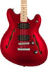 Squier Affinity Series Starcaster Electric Guitar, Maple FB, Candy Apple Red |  SQUIER BY FENDER |  ELECTRIC GUITAR |  Zoso Music