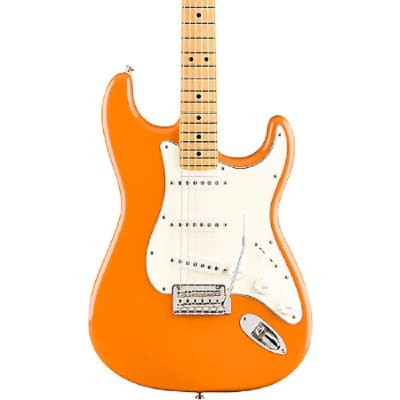Fender Player Stratocaster Electric Guitar, Maple FB, Capri Orange