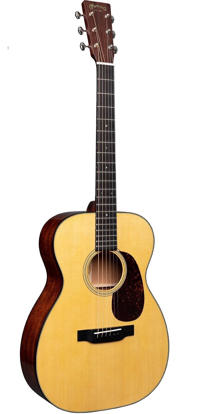 Martin 00-18 Standard Series Grand Concert Acoustic Guitar Full Solid Spruce Top, Mahogany Back & Sides w/Hardcase |  MARTIN |  ACOUSTIC GUITAR |  Zoso Music