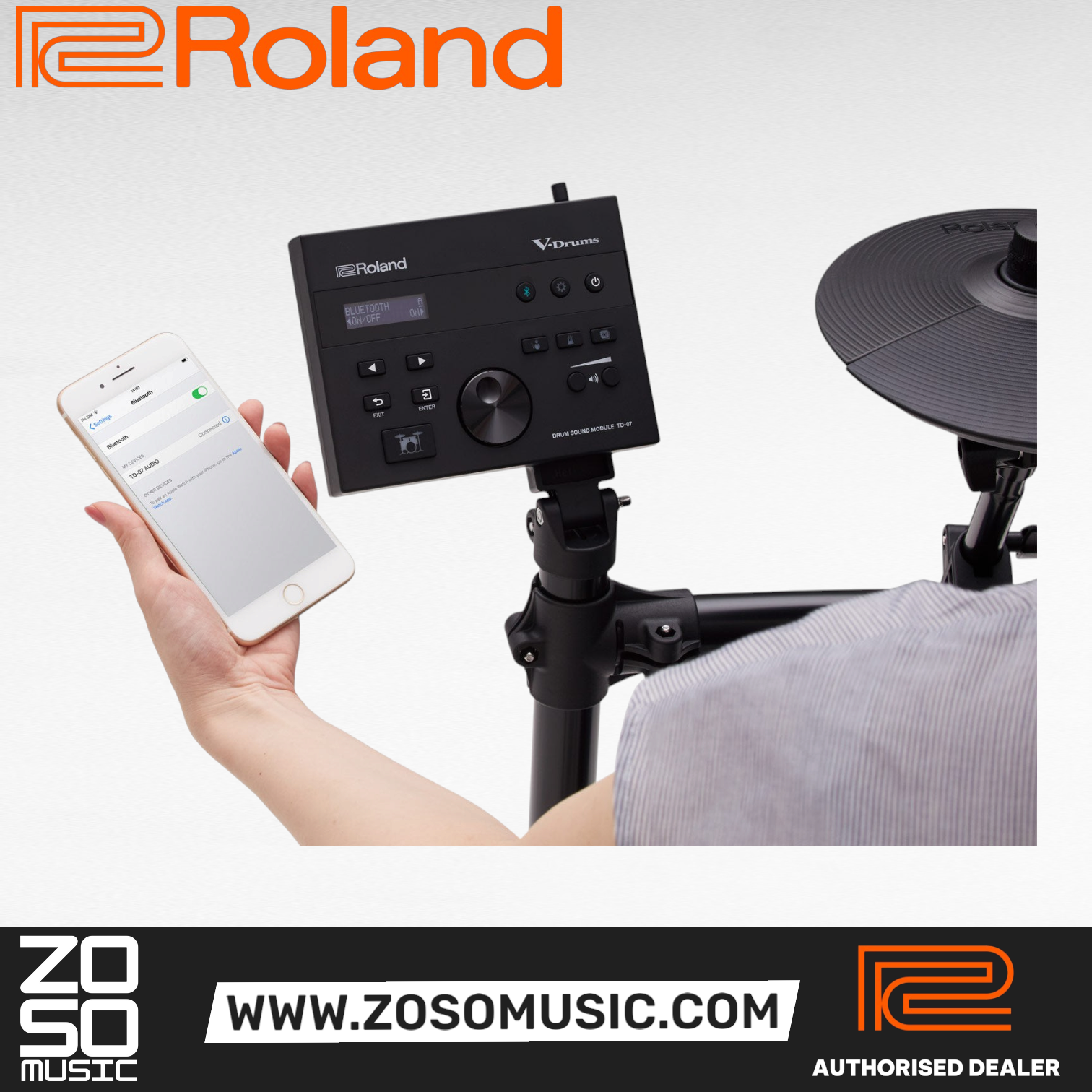 Roland V-Drums TD-07DMK2 Electronic Drum Set