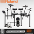 Zoso Music Roland V-Drums TD-07KV2 electronic drum set with mesh heads, cymbals, and TD-07 module on a black rack.