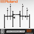 Zoso Music black electronic drum rack stand for Roland V-Drums TD-07KV2 with adjustable mounting arms