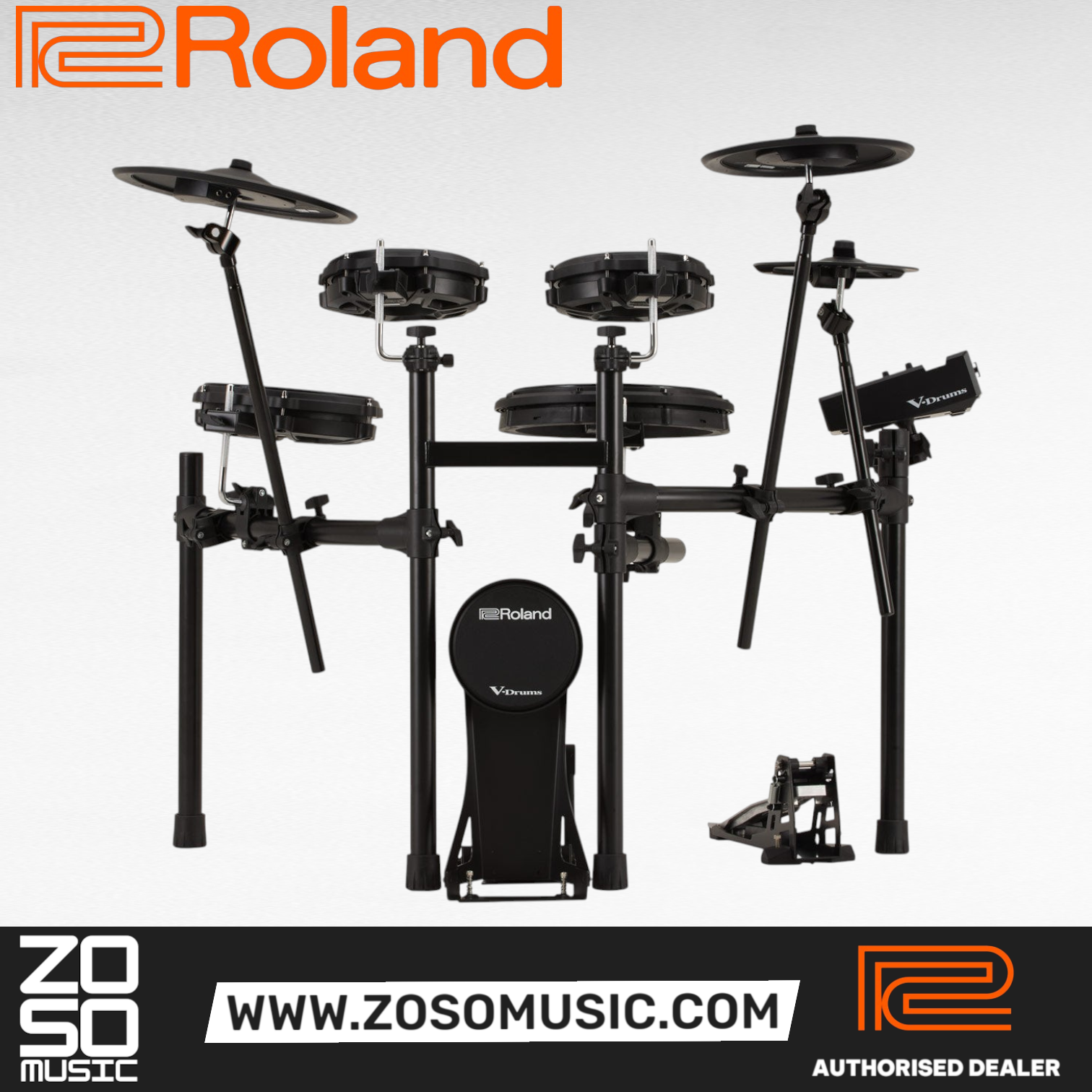 Roland TD313 Compact V-Drums 3 Series Kit |  ROLAND |  DRUM-ELECTRONIC |  Zoso Music
