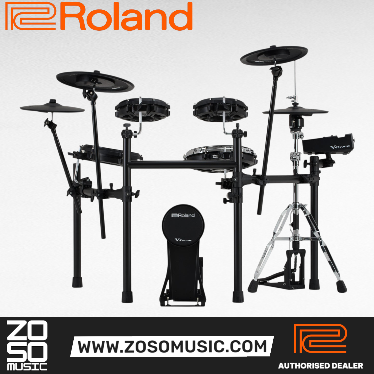 Roland TD316 Mid-Level V-Drums 3 Series Kit |  ROLAND |  DRUM-ELECTRONIC |  Zoso Music