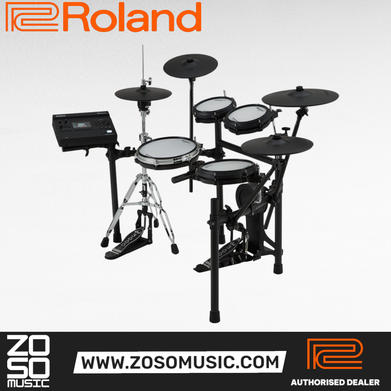 Roland TD316 Mid-Level V-Drums 3 Series Kit |  ROLAND |  DRUM-ELECTRONIC |  Zoso Music