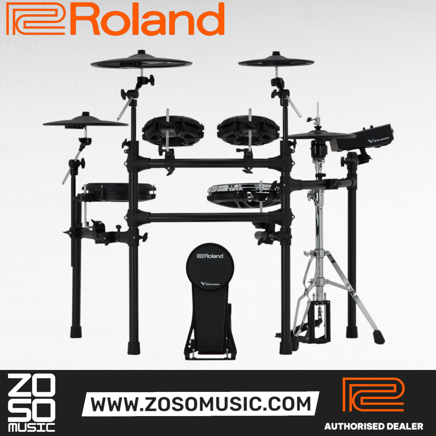 Roland TD513 Space-Saving V-Drums 5 Series Kit |  ROLAND |  DRUM-ELECTRONIC |  Zoso Music