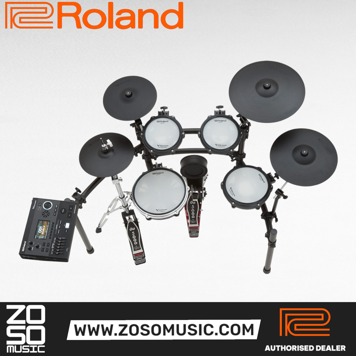 Roland TD513 Space-Saving V-Drums 5 Series Kit |  ROLAND |  DRUM-ELECTRONIC |  Zoso Music