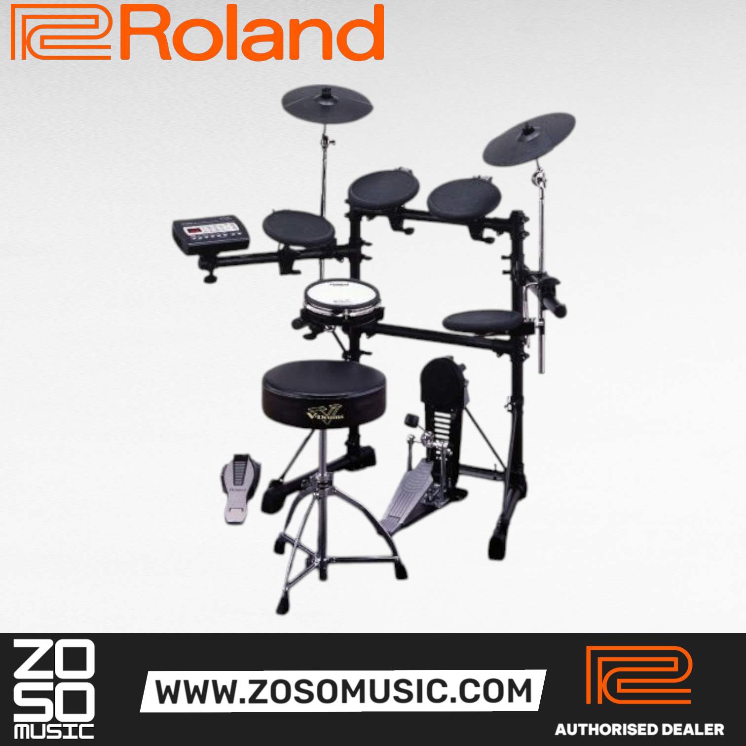 Roland TDM-10 Small Heavy-duty Drum Mat |  ROLAND |  DRUM RUG |  Zoso Music