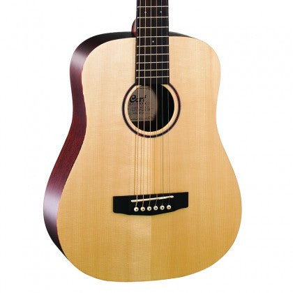 Cort Earth Mini Acoustic Guitar With Bag Open Pore