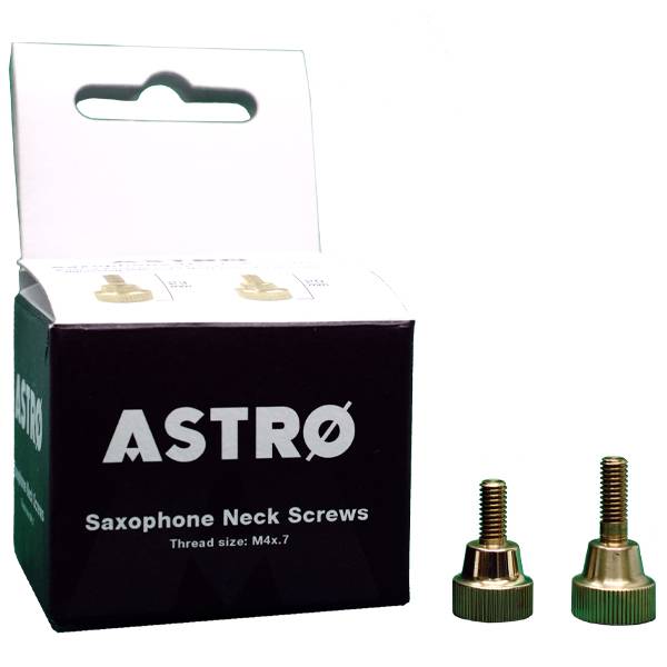 Antigua Astro Saxophone Neck And Lyre Screw For Alto Tenor And Soprano Sax Fit Yamaha Selmer (WPATS03LQ-BX)