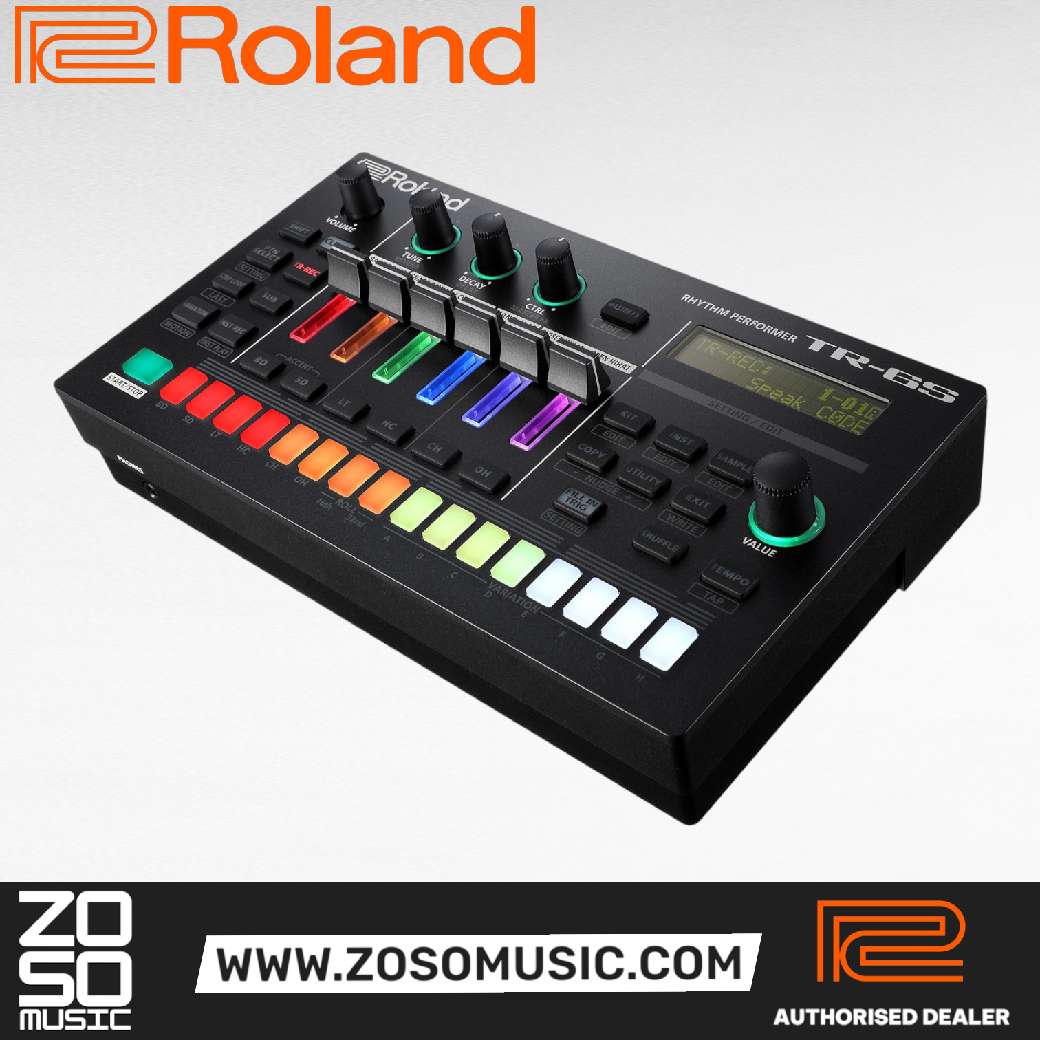 Roland TR-6S Rhythm Performer (TR6S) |  ROLAND |  SEQUENCER |  Zoso Music