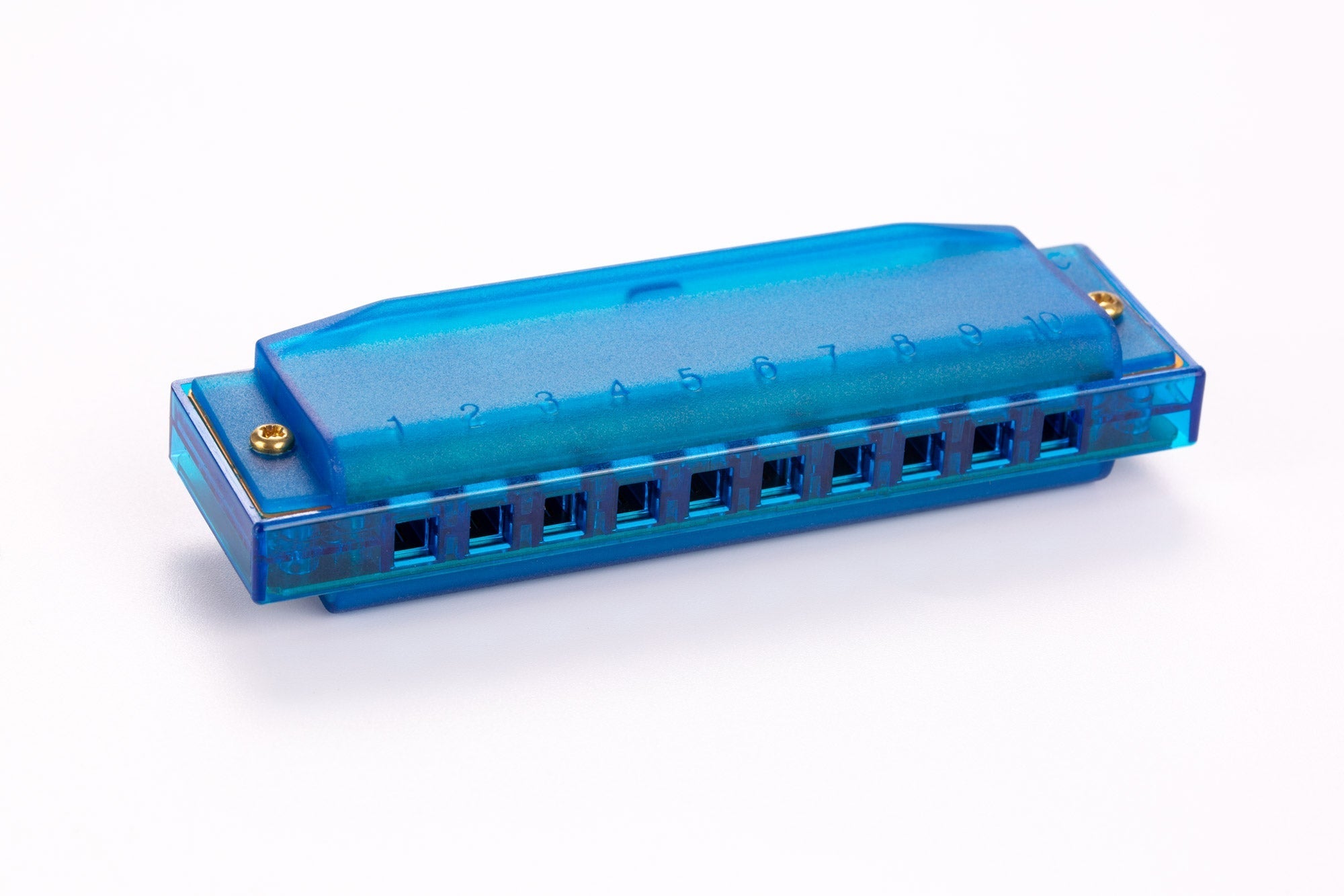 Hohner Translucent Harp 10-Hole Diatonic Harmonica |  HOHNER |  HARMONICA |  Zoso Music