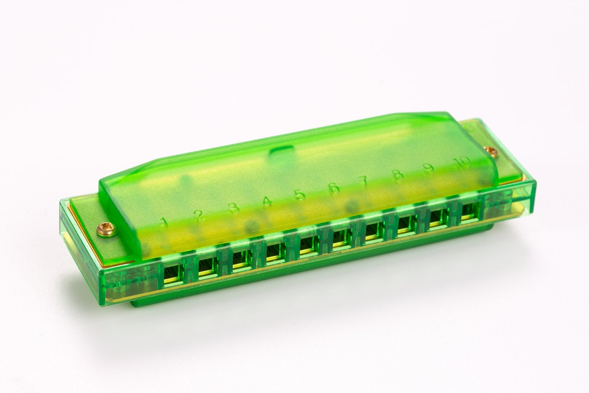 Hohner Translucent Harp 10-Hole Diatonic Harmonica |  HOHNER |  HARMONICA |  Zoso Music