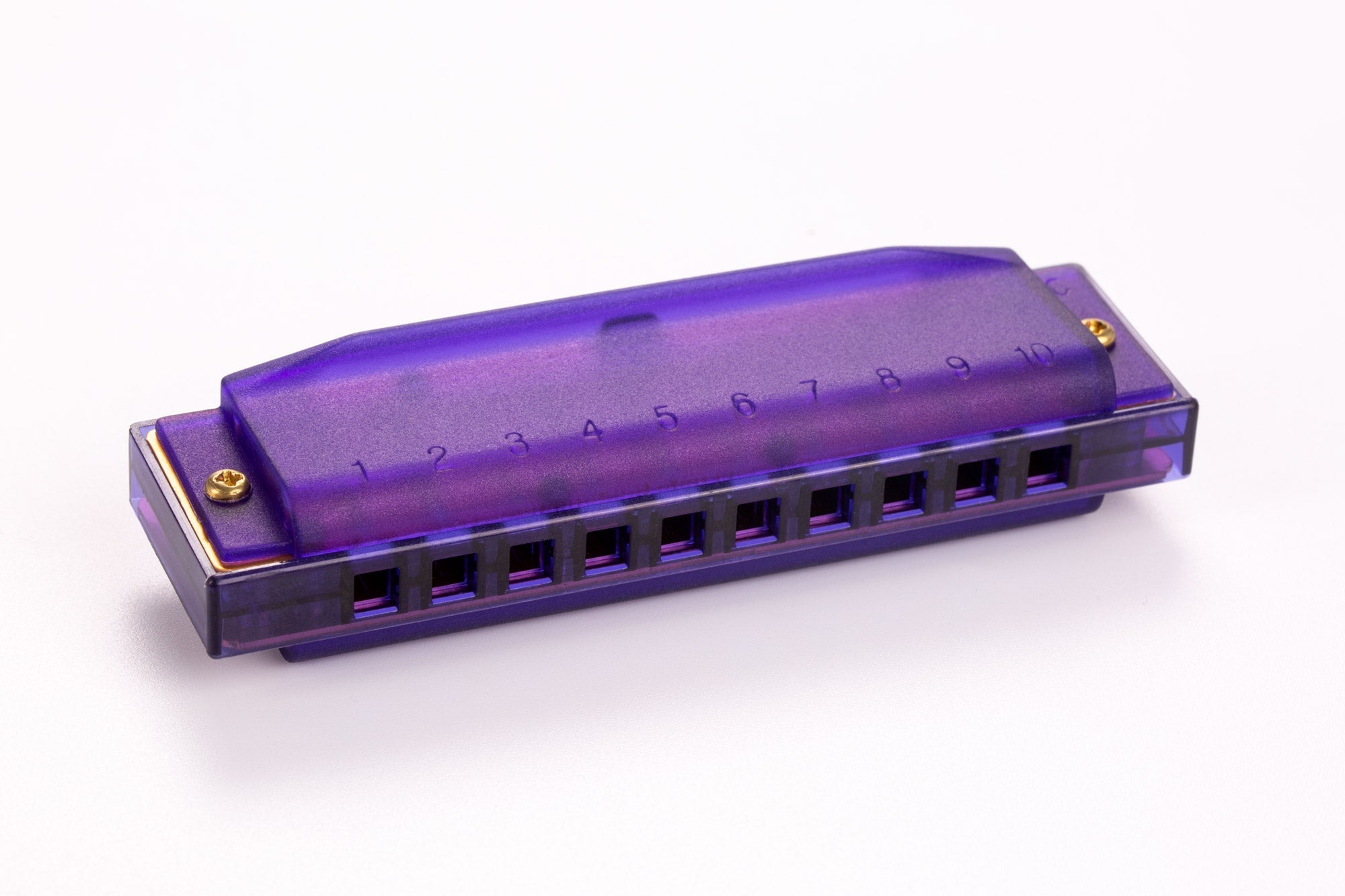 Hohner Translucent Harp 10-Hole Diatonic Harmonica |  HOHNER |  HARMONICA |  Zoso Music