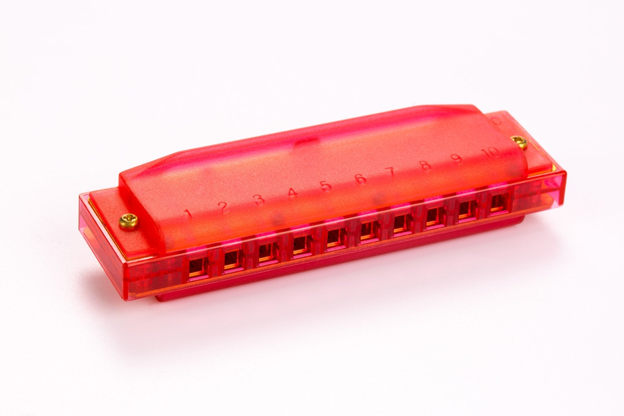 Hohner Translucent Harp 10-Hole Diatonic Harmonica |  HOHNER |  HARMONICA |  Zoso Music