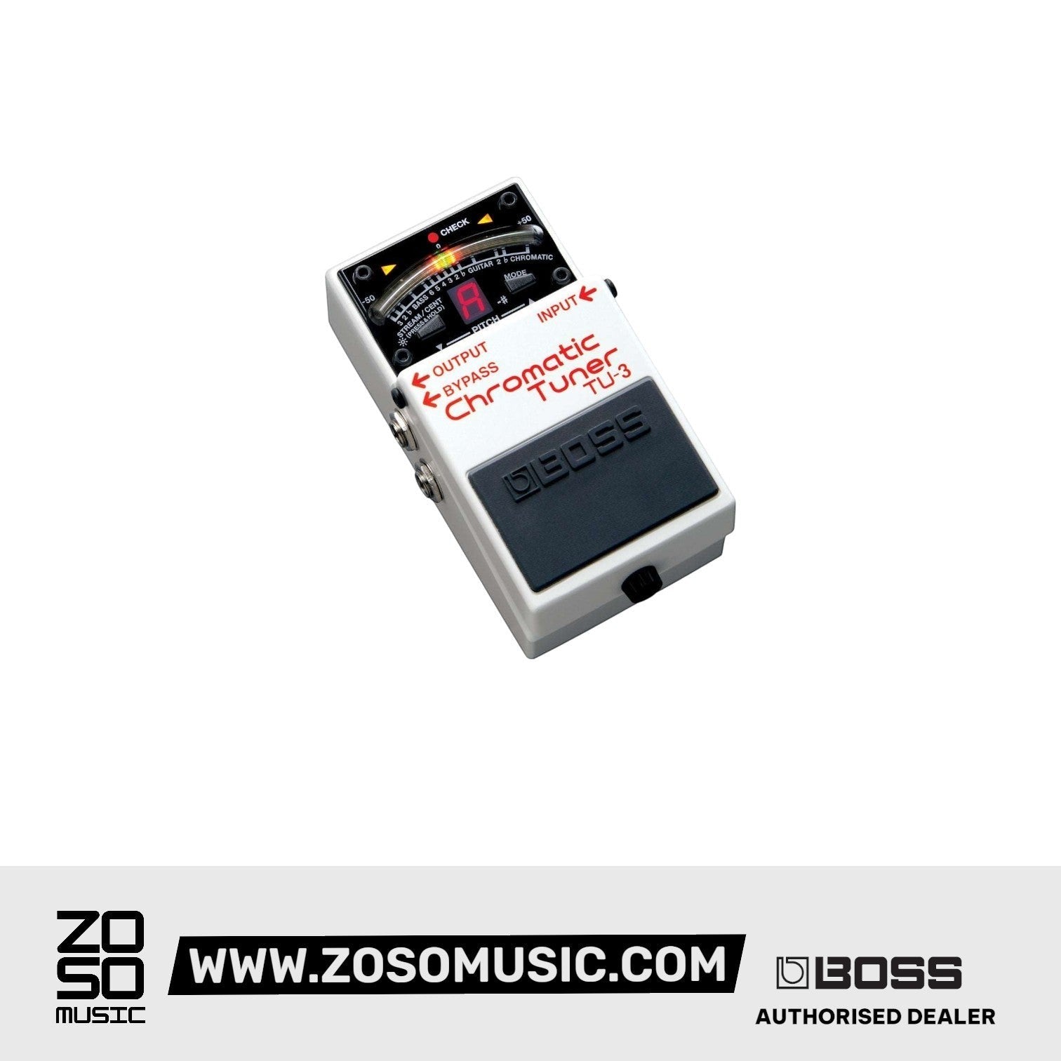BOSS TU-3 CHROMATIC TUNER (TU3) | BOSS , Zoso Music