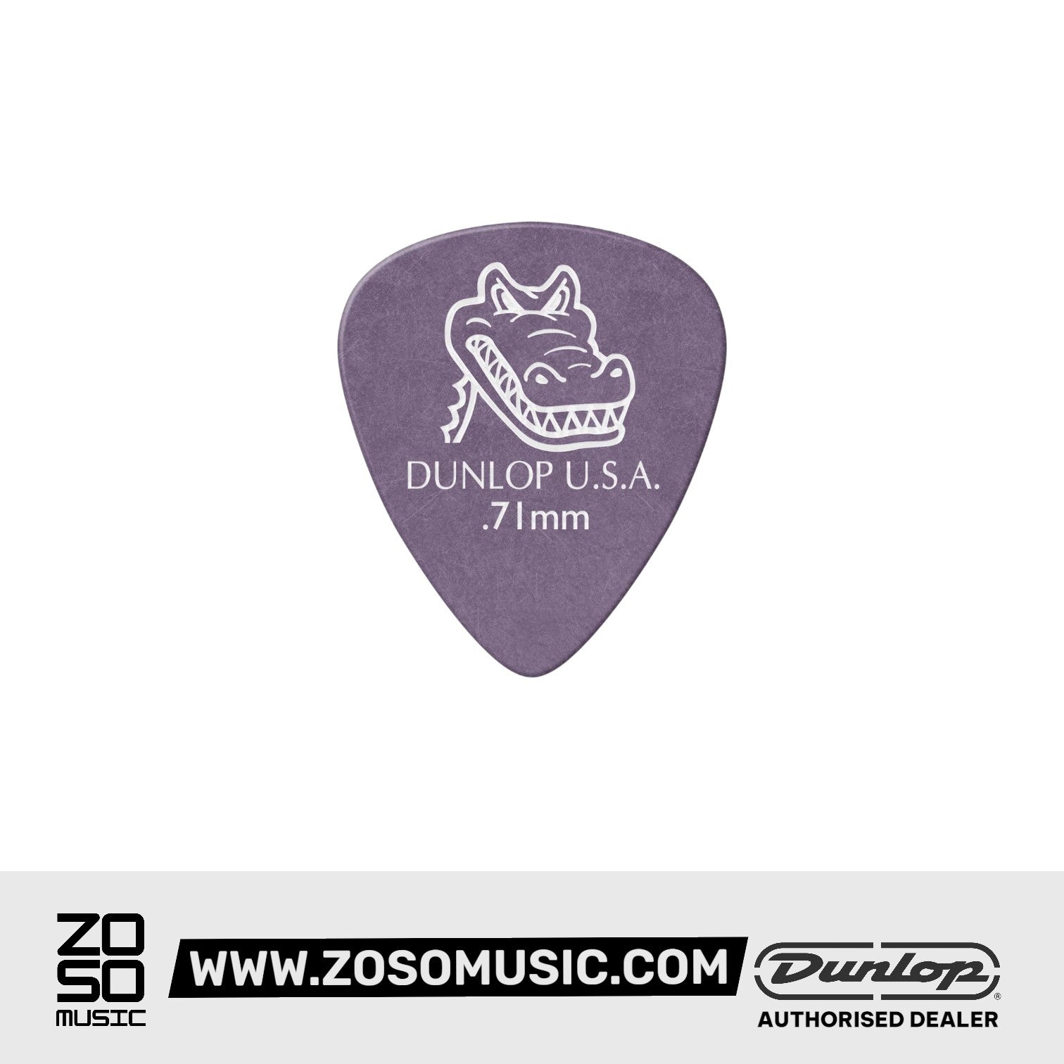 Jim Dunlop 417P071/417P096 Gator Grip Guitar Picks | 0.71mm/0.96mm