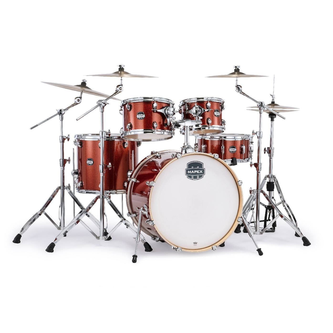 Mapex MARS MA529SF + HP2005T | 5-Piece Drum Set & 5-Piece Hardware With Throne, Without Cymbals