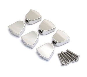 ALLPARTS TK-7715-010 Chrome Keystone Buttons for Gotoh, Set of 6 | Zoso Music Sdn Bhd