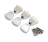 ALLPARTS TK-7715-010 Chrome Keystone Buttons for Gotoh, Set of 6 | Zoso Music Sdn Bhd