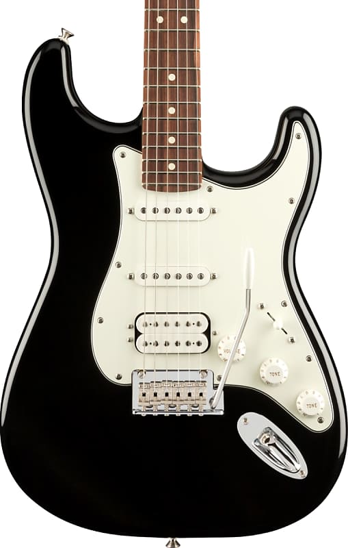 Fender Player Stratocaster Electric Guitar, Pau Ferro FB, Black