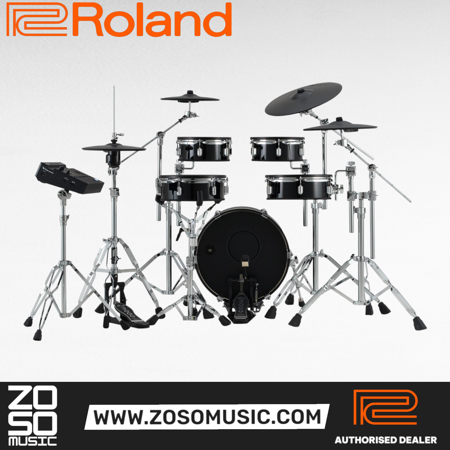 Roland VAD316 Five-Piece V-Drums Acoustic Design Kit |  ROLAND |  DRUM-ELECTRONIC |  Zoso Music
