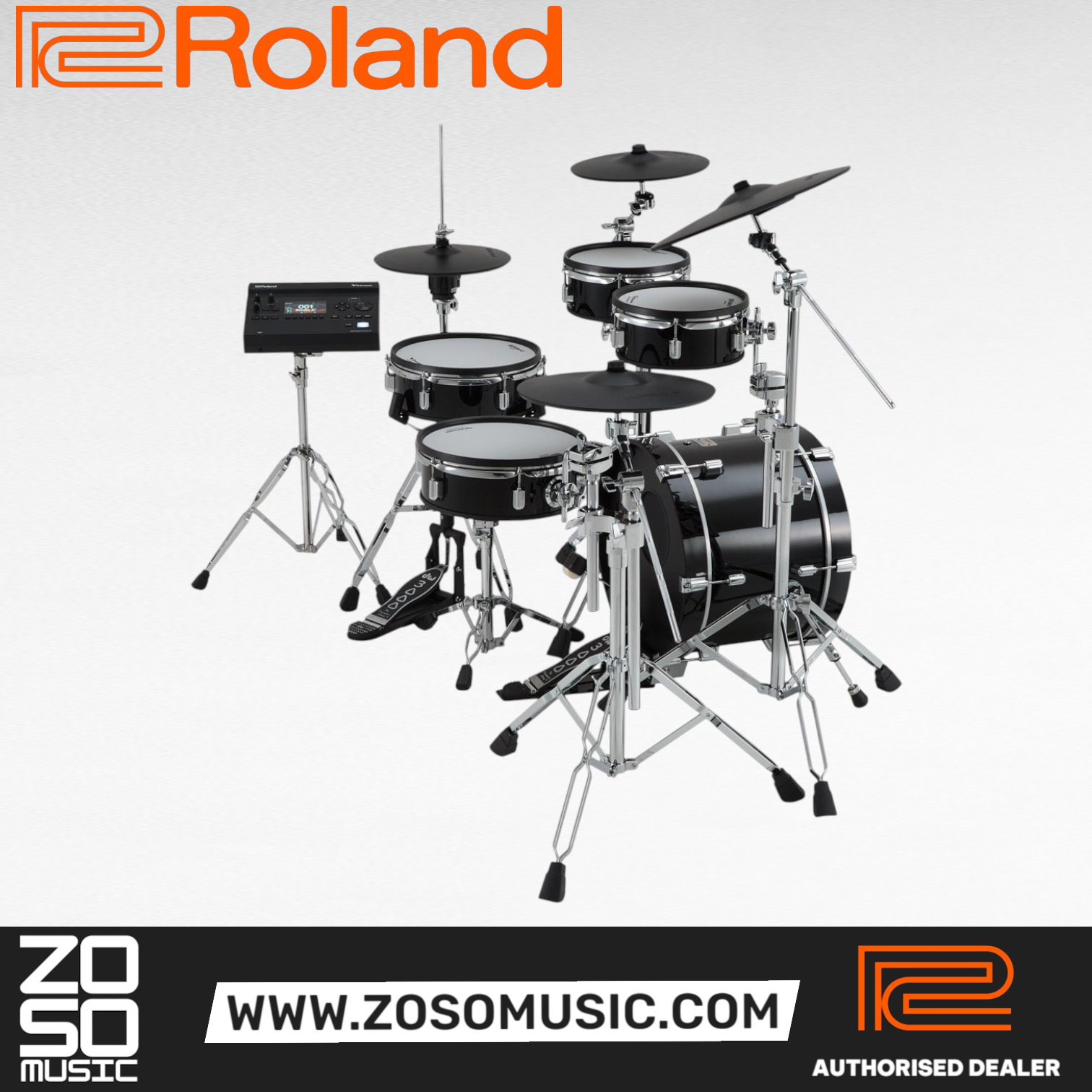 Roland VAD316 Five-Piece V-Drums Acoustic Design Kit |  ROLAND |  DRUM-ELECTRONIC |  Zoso Music