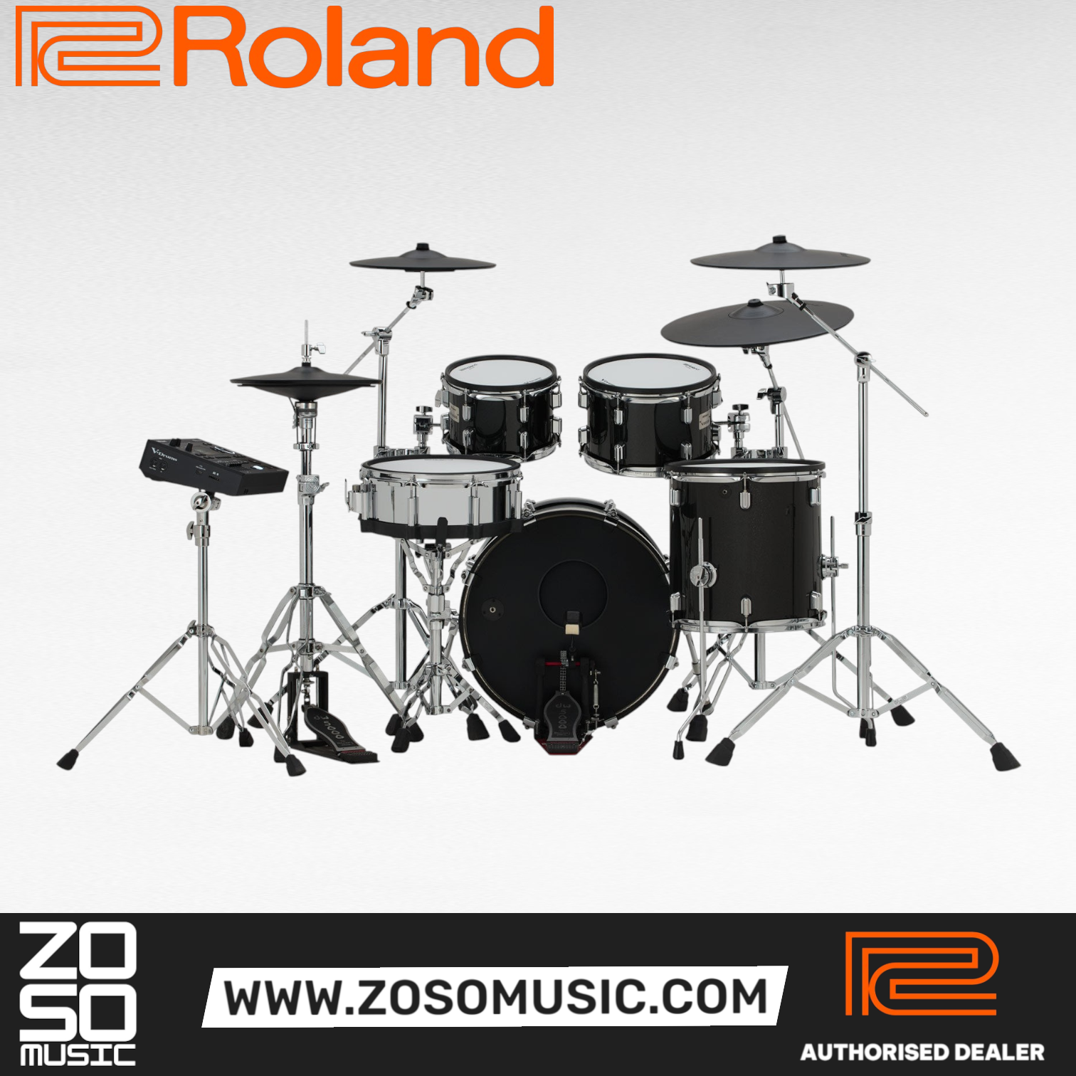 Roland VAD516 V-Drum Acoustic Design Drum Set |  ROLAND |  DRUM-ELECTRONIC |  Zoso Music