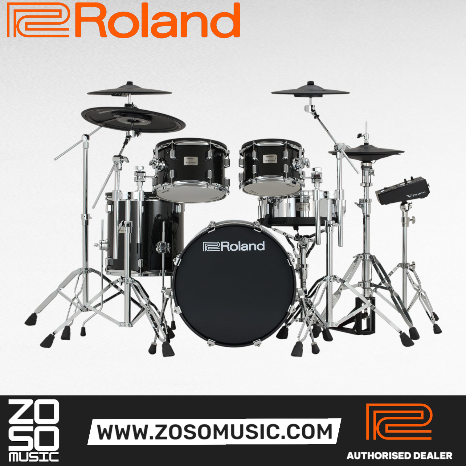 Roland VAD516 V-Drum Acoustic Design Drum Set |  ROLAND |  DRUM-ELECTRONIC |  Zoso Music