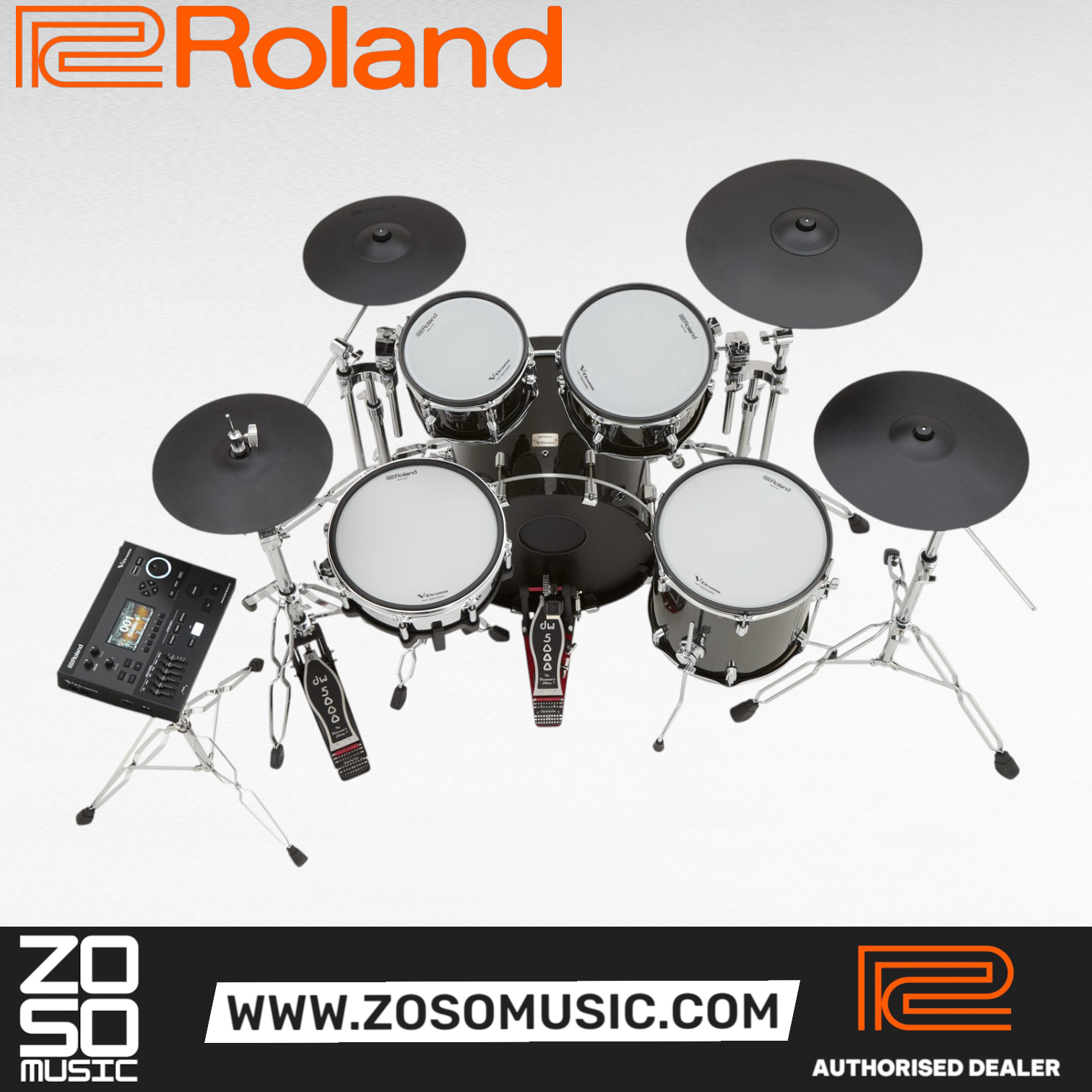 Roland VAD516 V-Drum Acoustic Design Drum Set |  ROLAND |  DRUM-ELECTRONIC |  Zoso Music