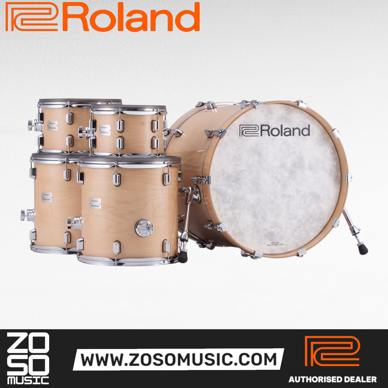 Roland VAD716 Electronic Drum Set |  ROLAND |  DRUM-ELECTRONIC |  Zoso Music