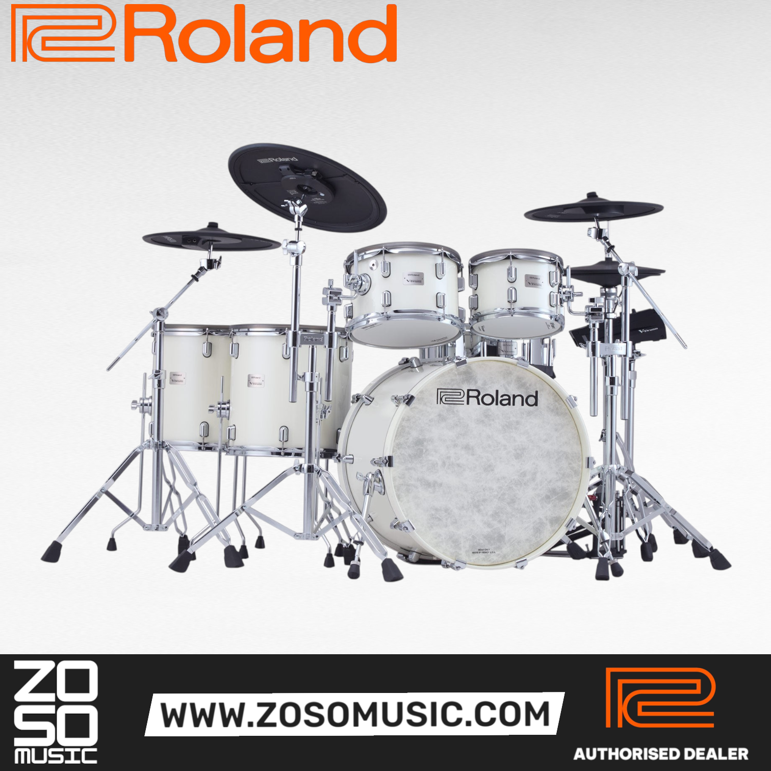 Roland VAD716 Electronic Drum Set |  ROLAND |  DRUM-ELECTRONIC |  Zoso Music