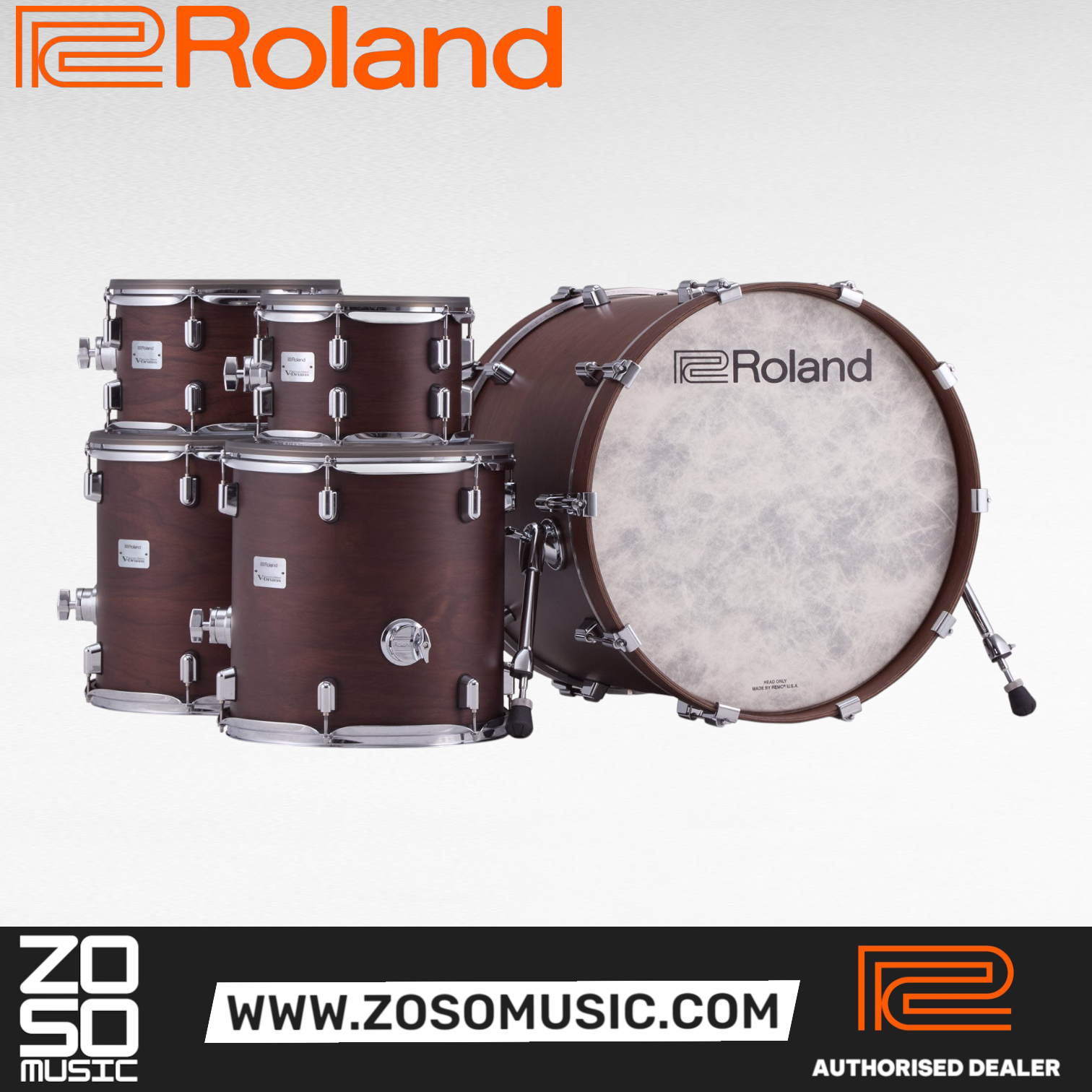 Roland VAD716 Electronic Drum Set |  ROLAND |  DRUM-ELECTRONIC |  Zoso Music