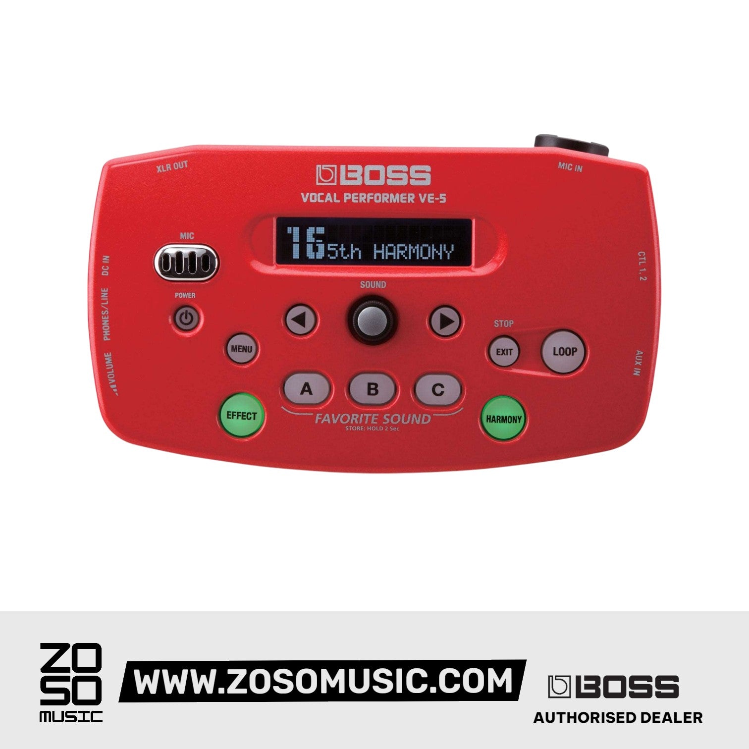 BOSS VE-5 VOCAL PERFORMER | BOSS , Zoso Music