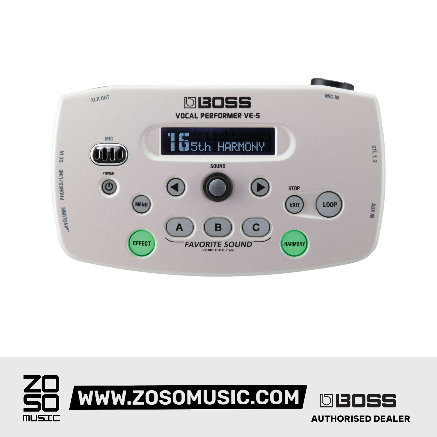 BOSS VE-5 VOCAL PERFORMER | BOSS , Zoso Music