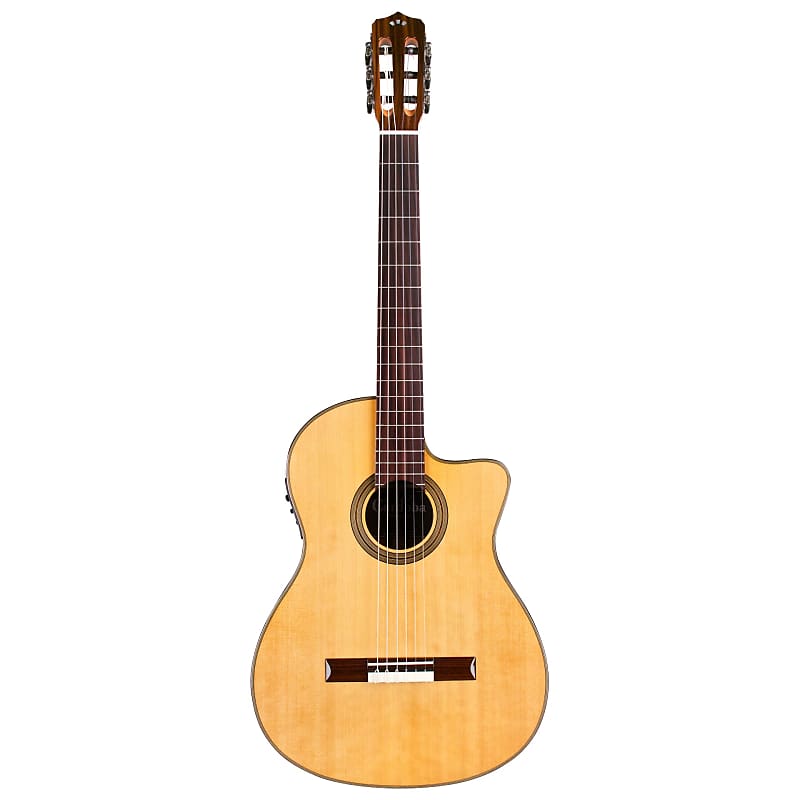 Cordoba Fusion 12 Natural CD Electric Guitar - Solid Canadian Cedar Top, Mahogany Back & Sides