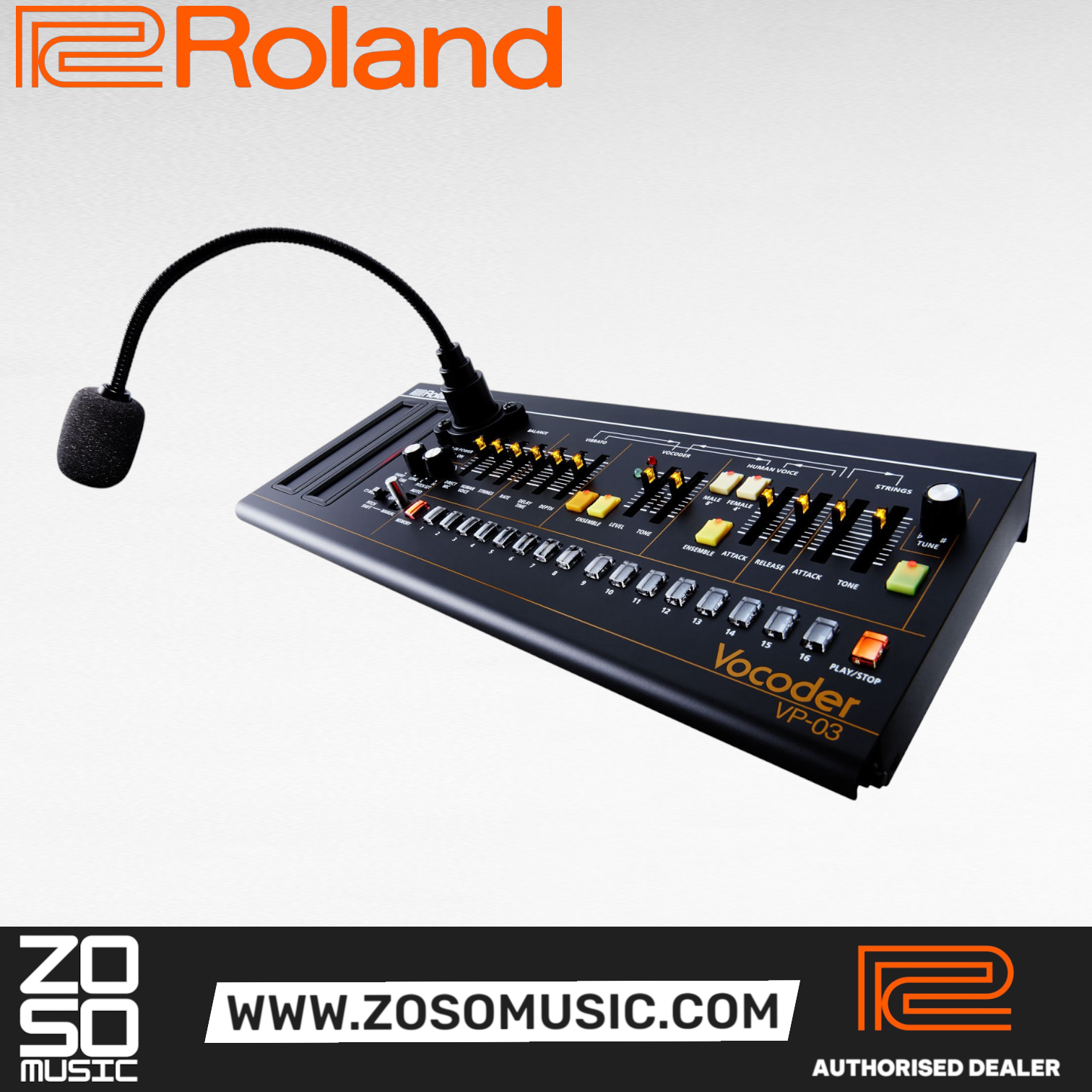 Roland Boutique Series VP-03 Portable Vocoder (VP03 VP 03) , ROLAND, SYNTHESIZER, roland-synthesizer-vp-03, ZOSO MUSIC SDN BHD
