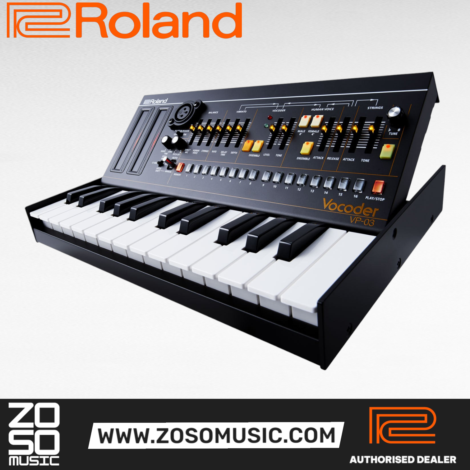 Roland Boutique Series VP-03 Portable Vocoder (VP03 VP 03) , ROLAND, SYNTHESIZER, roland-synthesizer-vp-03, ZOSO MUSIC SDN BHD