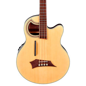 Warwick RockBass Alien Deluxe Hybrid Thinline 4-String Bass Guitar, Natural Transparent Satin | Zoso Music Sdn Bhd
