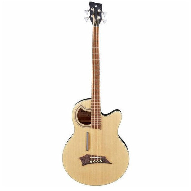 Warwick RockBass Alien Standard 4-String Bass Guitar, Natural Transparent Satin |  WARWICK |  BASS GUITAR |  Zoso Music