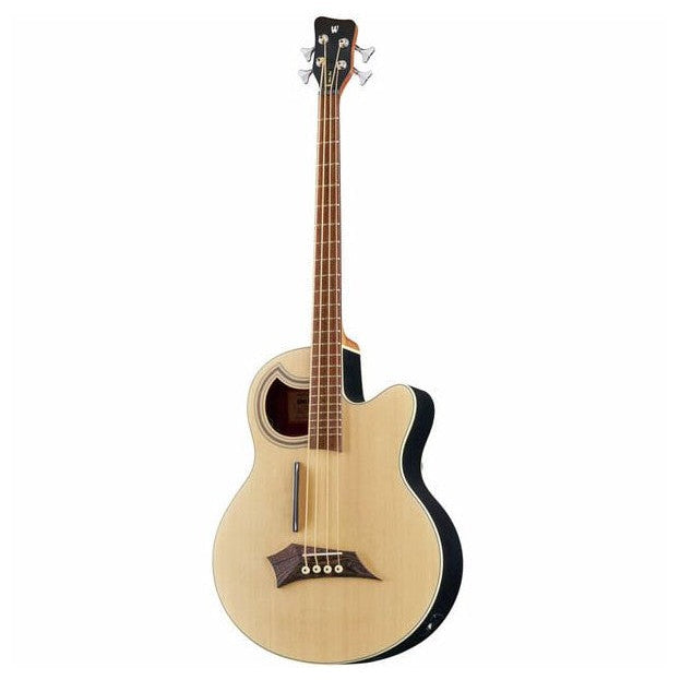 Warwick RockBass Alien Standard 4-String Bass Guitar, Natural Transparent Satin |  WARWICK |  BASS GUITAR |  Zoso Music