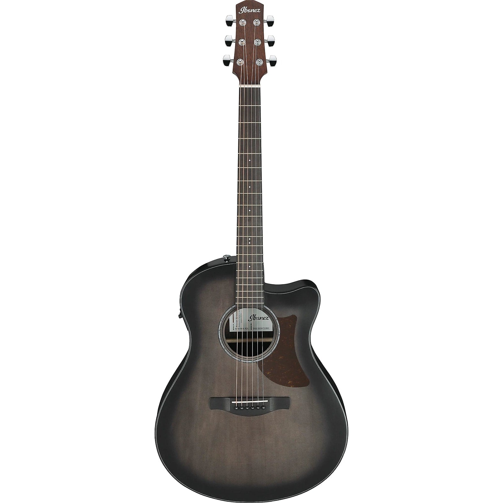 Ibanez AAM70CE Advanced Acoustic Auditorium Acoustic-electric Guitar - Transparent Charcoal Burst |  IBANEZ |  ELECTRIC GUITAR |  Zoso Music
